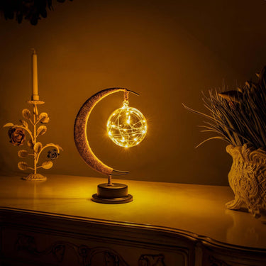 Lampe lune enchantée-Lampe Veilleuse